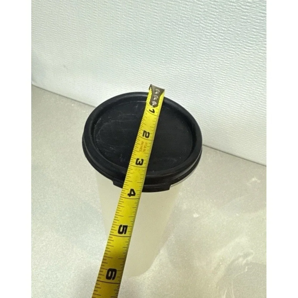 Vintage Tupperware Spaghetti Container 1661-6 Black Lid 1607-11‎